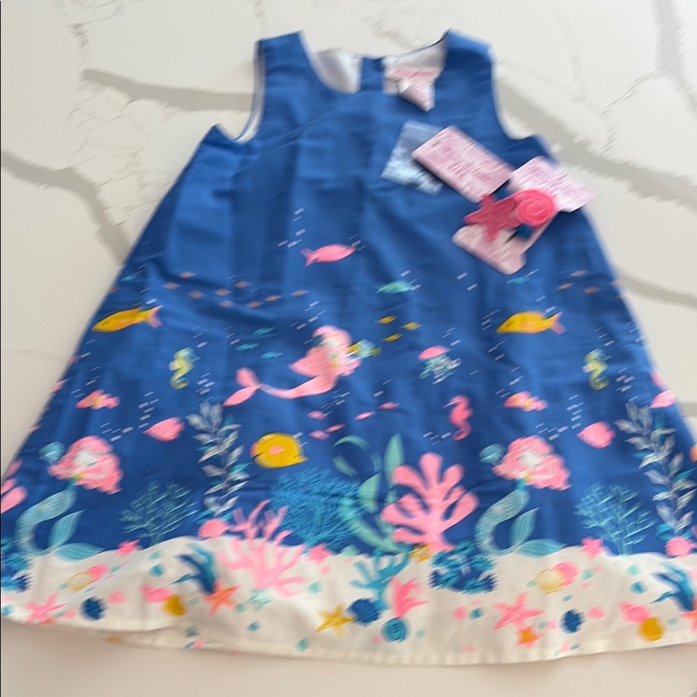 Tommy Bahama Blue Mermaid Kids Dress